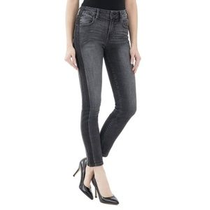 Level 99 Bailey Mid Rise Straight Tuxedo